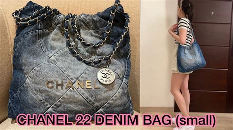 white chanel 22|chanel 22 denim.